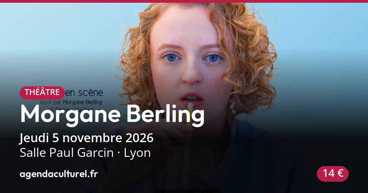 Morgane Berling à la Salle Paul Garcin à Lyon le 05/11/2026