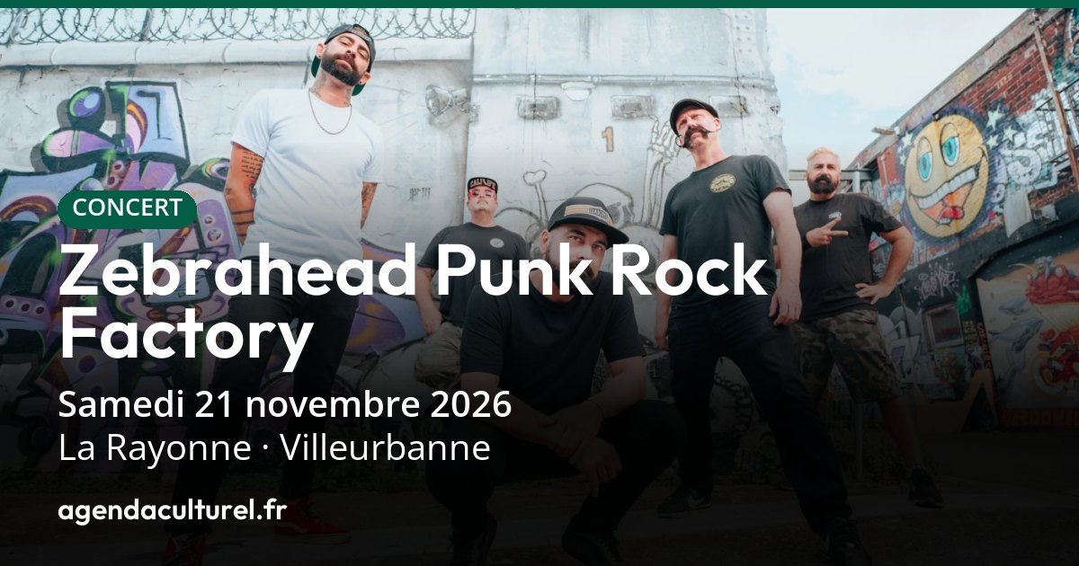Puck Rocker Zebrahead et Punk Rock Factory à Villeurbanne le 21 nov. 2026