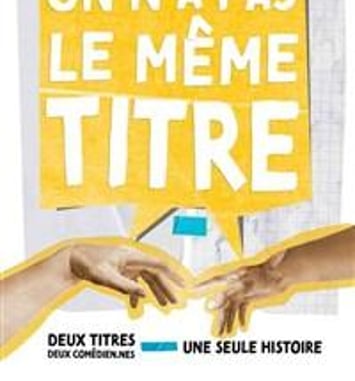 On n'a pas le même titre !
