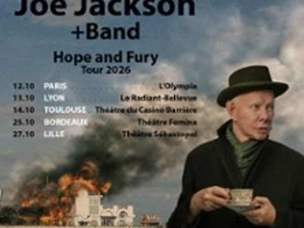 Joe Jackson, Hope And Fury Tour 2026