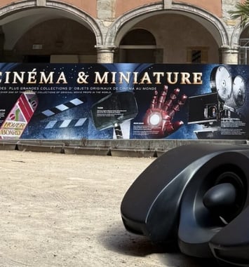 La Batmobile au Musée Cinéma et Miniature