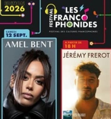 Les Francophonides Amel Bent et Jérémy Frérot