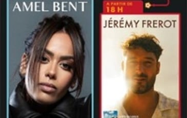 Les Francophonides Amel Bent et Jérémy Frérot