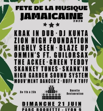 Ambiance jamaïcaine à Lyon – Reggae Dub toute la journée