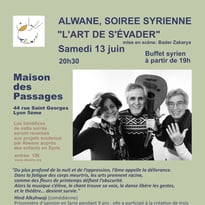 Soirée syrienne "L'ART DE S'EVADER"
