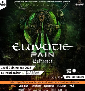 Eluveitie, Pain, Wolfheart