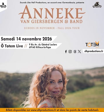 Anneke Van Giersbergen & Band + Lesoir