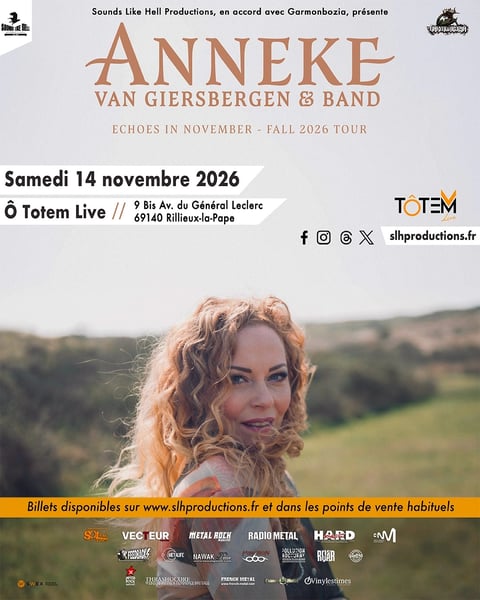 Anneke Van Giersbergen & Band + Lesoir