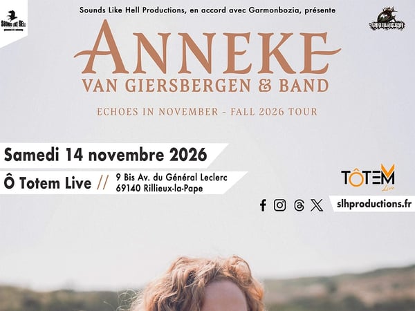 Anneke Van Giersbergen & Band + Lesoir