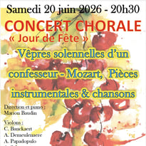Concert de la Chorale "Jour de Fête"