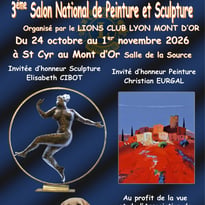 3ème salon national de peinture et de sculpture de Saint Cyr au Mont d’Or