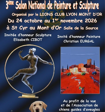 3ème salon national de peinture et de sculpture de Saint Cyr au Mont d’Or