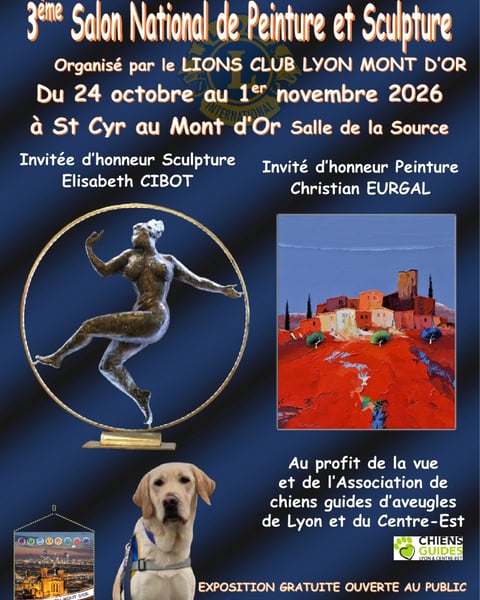 3ème salon national de peinture et de sculpture de Saint Cyr au Mont d’Or