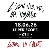 L'exil n'est pas un voyage (jazz / lecture en concert)