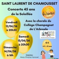 Concert de la Chorale La Soleillée