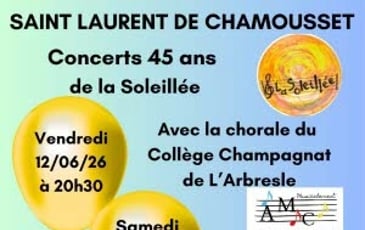 Concert de la Chorale La Soleillée