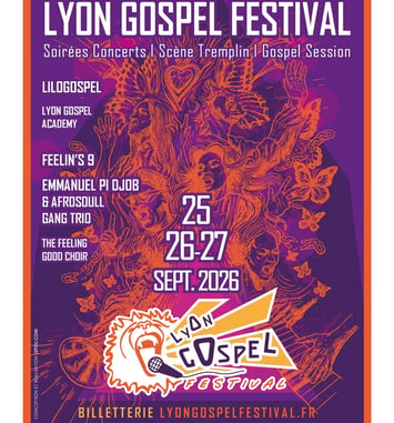 Lyon Gospel Festival 2026 affiche
