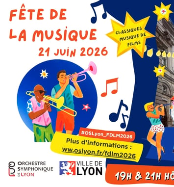 Fête de la Musique avec l’Orchestre Symphonique de Lyon à l’Hôtel de Ville