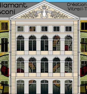 Présentation du métier de vitrailliste au Grenier d'Abondance