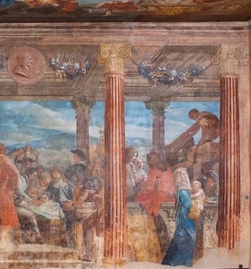 Visites commentées du vestibule des peintures du Domaine Melchior Philibert