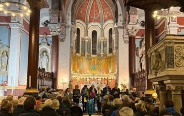 Chorale dans l'église de Couzon au Mont d'Or