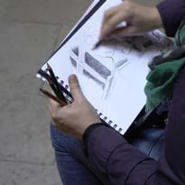 Animation dessin sur le thème du Patrimoine en péril : raviver, résister, réimaginer