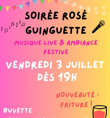 Soirée rétro et guinguette en plein air
