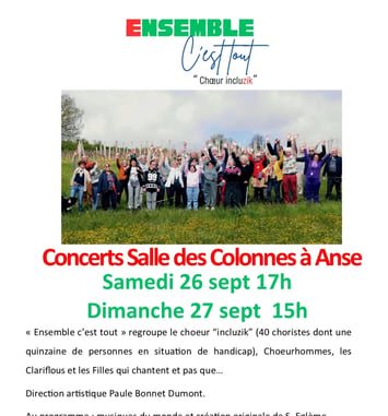 Ensemble c'est tout — Concerts Salle des Colonnes