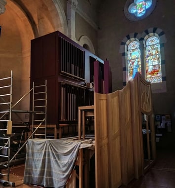 Présentation de la construction d'un orgue