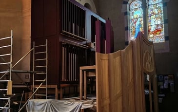 Présentation de la construction d'un orgue
