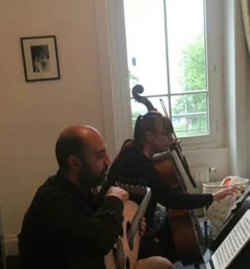 Concert de Basem Al-Ashkar et Emmanuelle Miton