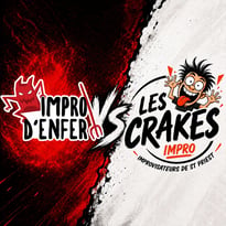 Les Crakes (St Priest) vs Impro d’Enfer (Paris)