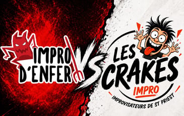 Les Crakes (St Priest) vs Impro d’Enfer (Paris)