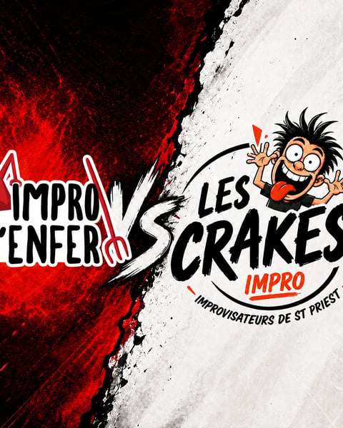 Les Crakes (St Priest) vs Impro d’Enfer (Paris)