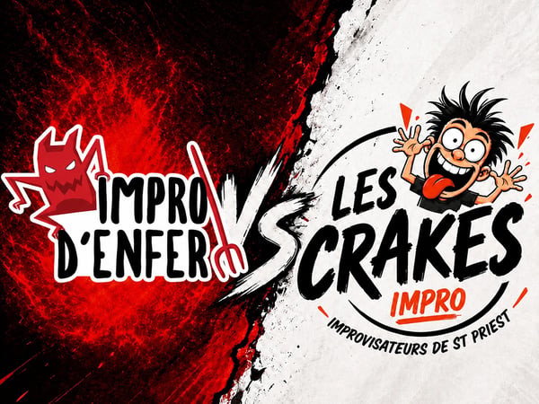 Les Crakes (St Priest) vs Impro d’Enfer (Paris)