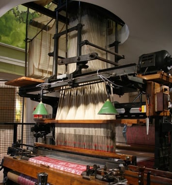 Démonstration de tissage