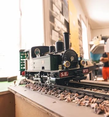 Le modélisme ferroviaire, visite commentée