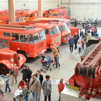 150 camions de pompiers !