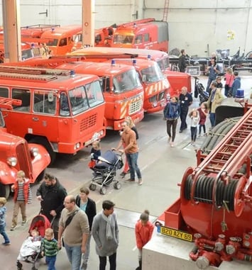 150 camions de pompiers !