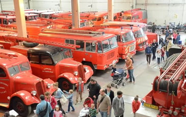 150 camions de pompiers !