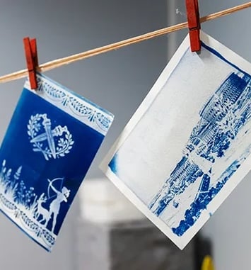 Lumières révélées (cyanotype)