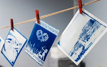 Lumières révélées (cyanotype)