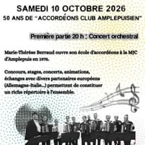 Concert Accordéons Club Amplepuisien