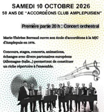 Concert Accordéons Club Amplepuisien
