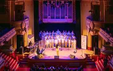 Scène tremplin, l'après-midi des chorales amateurs