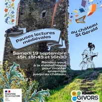 Pauses lectures médiévales au château Saint-Gérald