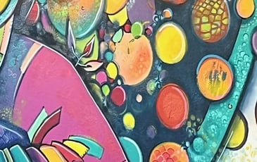 Découverte de la fresque dans l'école de Juliénas