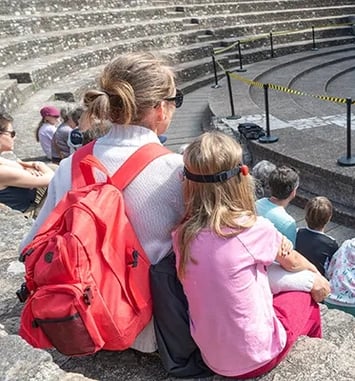 Du site au musée, visite en langue des signes