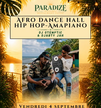Soirée Afro • Dancehall • Hip-Hop • Amapiano au Paradize
