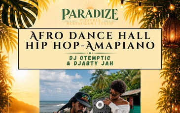 Soirée Afro • Dancehall • Hip-Hop • Amapiano au Paradize